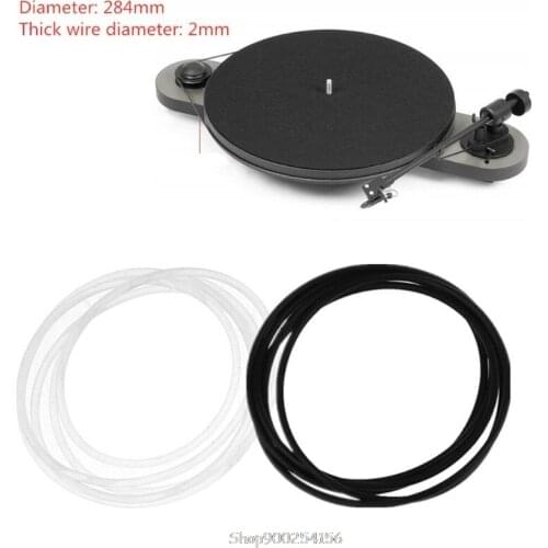 Diameter 284 Round Section Turntable Belt LP Vinyl Record Player Phonograph Accessories High Quality O29 20 Dropship