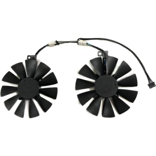 EX-GTX1070-O8G DUAL-RX480-O4G EX-RX570-O4G VGA GPU T129215SU Cooler Fan For ASUS GTX 1070 RX 480 570 Graphics Video Card Cooling
