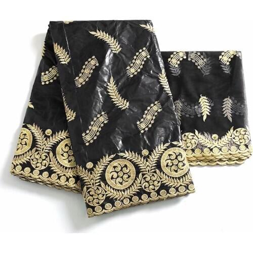 Indai Jacquard Bazin Riche Fabrics 2021 High Quality Lace Latest African Basin Brode Tissu Nigerian Swiss Dry Lace Fabric 7yards