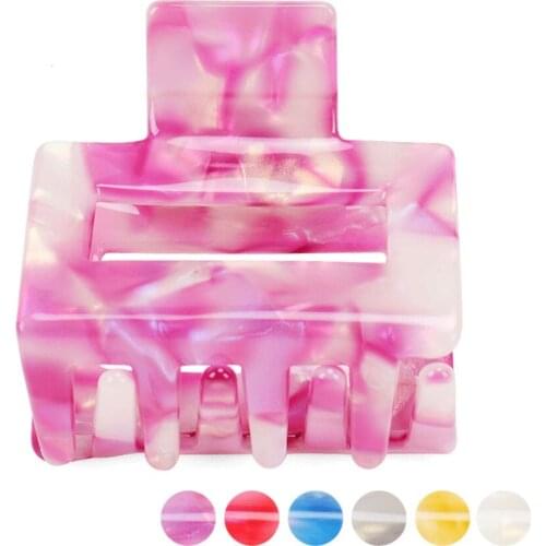 Pretty Hair Accessory - Korean Style Hair Ornament for Women Girl Hair Claw - Cellulose Acetate Hairwear for Shower Tiara Prom