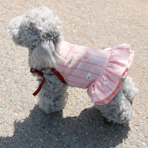 Cool Small Dog Clothes for Chihuahua Poodle Beagle Yorkies Dog Vest Puppy Skirt Puffy Princess Dress Spring Summer Pet Clothing