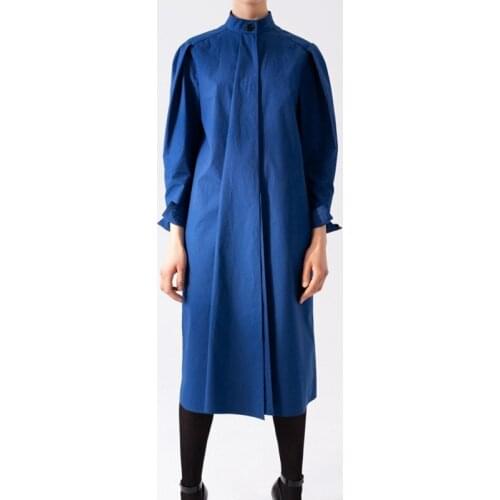 2021 Streetwear Minority Women Cotton Dress Silhouette Design Tie Shirt Winter Dresses Ricolor Befree Vestido Casual Clothes