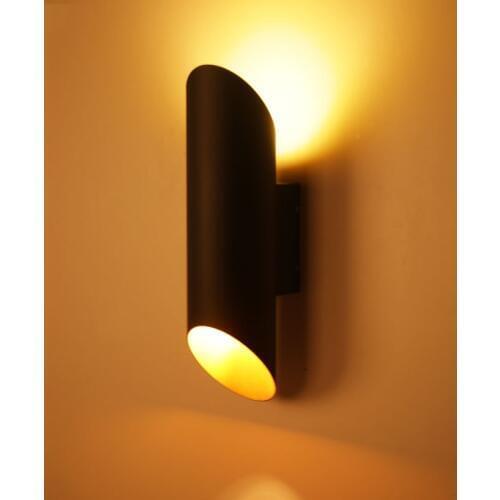 Wall sconce aluminum wall lamp Bedside minimalist design light pipe aisle wall lighting lounge nordic modern LED wall lights bra