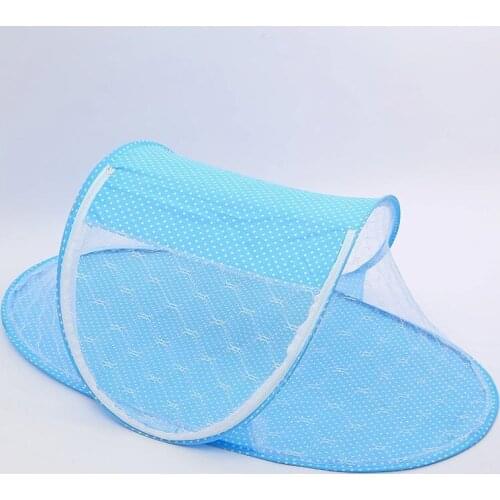 New Portable Foldable Baby Boat-shaped Mosquito Net Childrens Crib Zipper Mosquito Net Tent Crib Sleeping Pad Foldable Portable