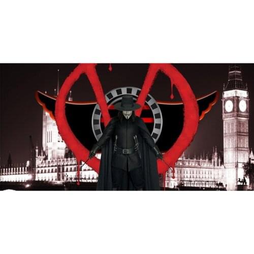 New Summer V for Vendetta Beach Towel Fashion Bath towels 100% Bamboo Fiber Swimming Towel Soft Travel Blanket 70*140cm