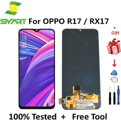 OLED LCD Screen For OPPO R17 Pro LCD Display For OPPO R17 RX17 Pro RX17 LCD Screen Touch Screen Digitizer Assembly
