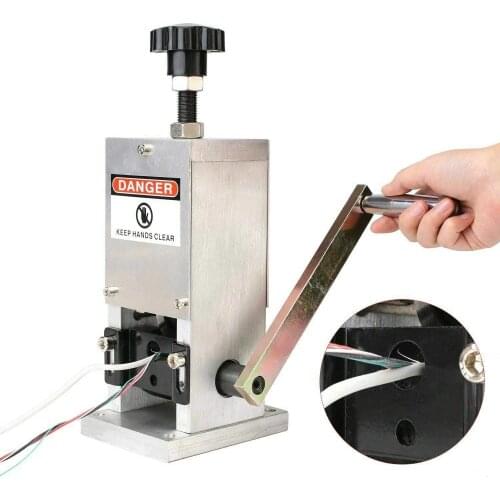 Manual Copper Wire Stripping Machine 1.5-25mm Portable Recycle Tool Stripper