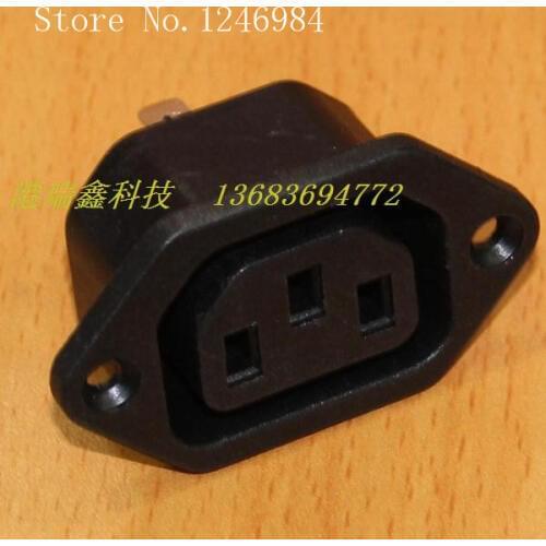 [SA]STEADY AC outlet AC outlet lock -ear style tripod female connector socket panel with three holes 2108-CQ--200pcs/lot
