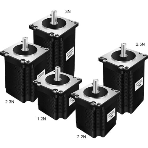 Nema 23 Stepper Motor 76mm 2N 3A 270Oz-in 4-lead Nema23 Step Motor &TB6600/DM542/DM556 Motor Driver for DIY 3D Printer CNC Robot