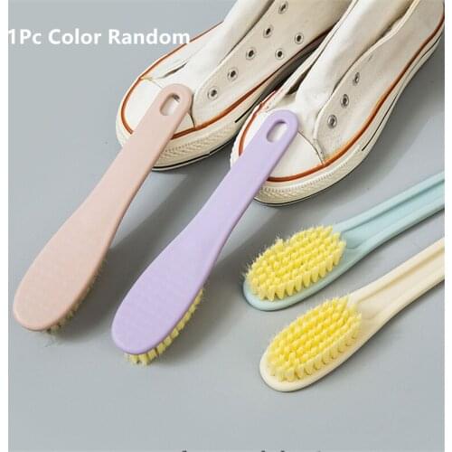 Long Handle Plastic Cleaning Scrub Brush Supplies Kitchen Cleaning Brush Shoe Cleaner Laundry Brush