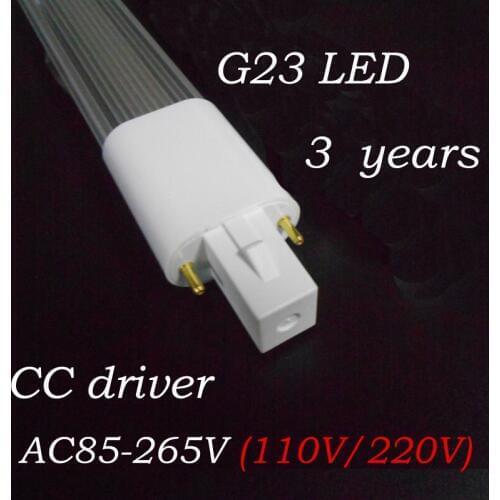 G23 LED tube lamp 4W 6W 8W 10 real power 35 28 18 pcs SMD 2835 G23 LED lamp PL lamp 110V 120V 220V warm white/white 2pcs/lot