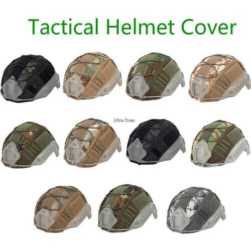Tactical Military Helmet Covers Multicam Cs Combat Paintball Shooting Fast MH PJ BJ Helmets Cover for Army Wargame Hunting