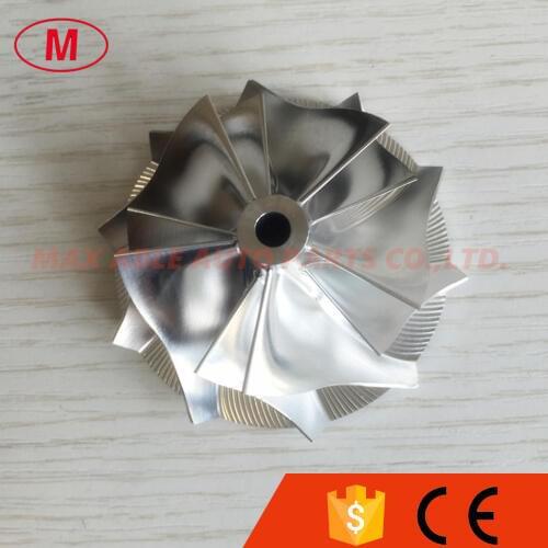 TD04HL 19T 46.02/58.00mm 5+5 blades 49189-X Turbocharger Billet/milling/aluminum 2618 compressor wheel