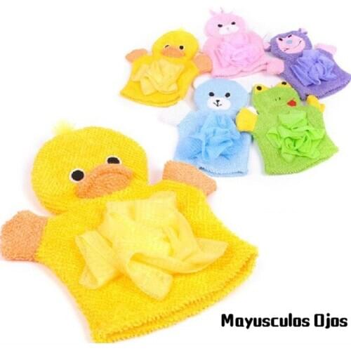 ZH 1PC Children Bath Towel Cartoon Bath Double-sided Gloves Cute High Quality Ingenious Bath Ball Flower