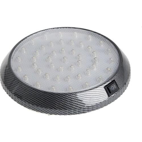 1Pc Car Vehicle 12V 46-LED Interior Indoor Roof Ceiling Dome Light White Lamp