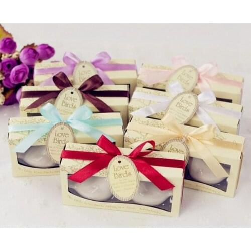 200 pcs/lot=100 SETS/LOT love bird salt pepper shaker Wedding favors With customized tag party gift supplies