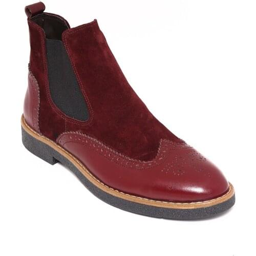 Burgundy Chelsea Boots Wessi