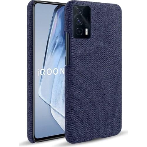 Funda Cover For Vivo iQOO Neo 5 Pro 3 5G Z1x U3 U1 Luxury Cloth Texture Fitted Phone Cases For VIVO iQOO Neo5 U 3 1 Z1 X Coque