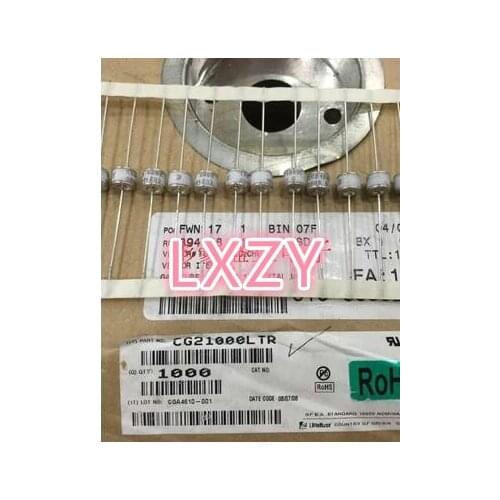 Free Shipping 20pcs/LOT Ceramic gas discharge tube lightning CG21000L 2 Ge feet 1000V LF