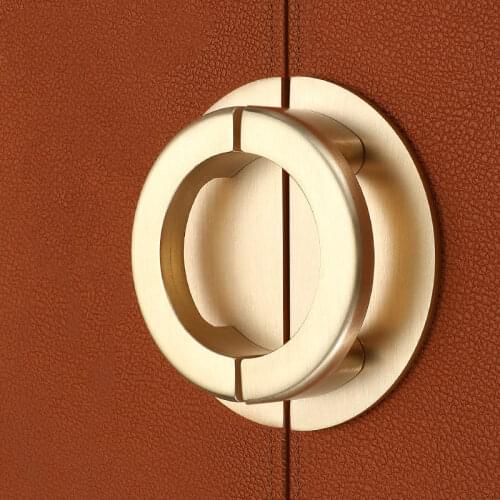 Classical Round Cabinet Antique Handles Door Knocker Wire Thickened Retro Fitting Home Muebles