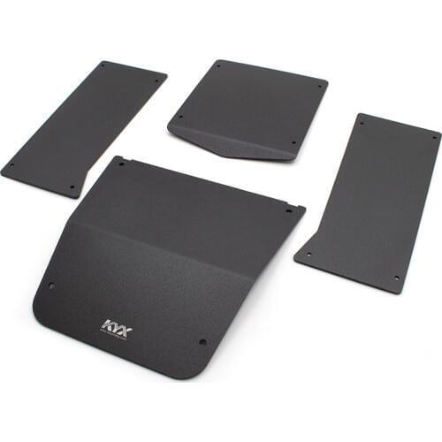 KYX Racing Aluminum Alloy Car Body Panel Kit Car Shell Guard Plate Kit Upgrades Accessories for RC Crawler Car Axial Capra UTB
