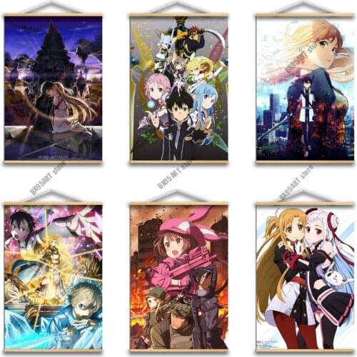 Sword Art Online Anime Diamond Embroidery Full Square/Round Diamond Painting Cross Stitch Kits Mosaic Kids Home Decor Gift