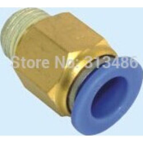 1pcs 10mm 1/2 inch air straight pneumatic pu hose male tube fitting PC10-04 One touch pvc pipe connector