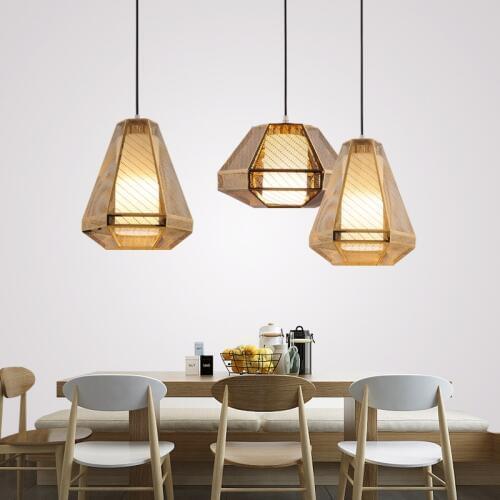 Post-modern Industrial hanging light Blonde Creative Fashion Simple Designer Room Restaurant Bedroom Creative Led Pendant Lamp