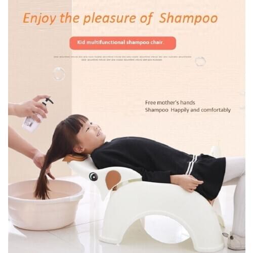 Foldable baby shampoo chair children 's shampoo reclining chair childrens plus size shampoo artifact
