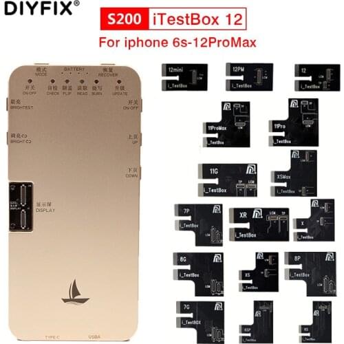 S200 LCD Screen Tester Programmer Ambient Light Sensor Original Color True Tone 3D Touch For iPhone 12 11 Pro Max XR XS 8P 7P 6S