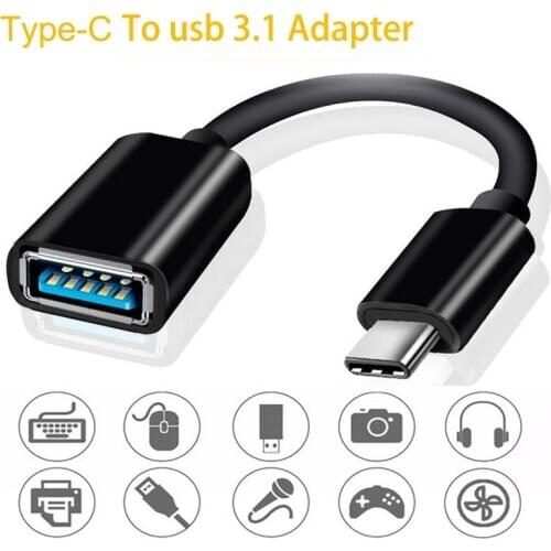 USB C OTG Cable Adapter Male Type C to Female USB 2.0/USB 3.1 Adapter for Samsung S21 S20 Huawei Nokia,Xiaomi Macbook, OnePlus