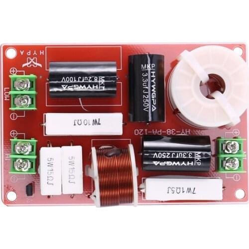 150W Speaker Crossover 2 Way High-Low 4-8 Ohm Frequency Divider for Speaker 3.6KHz