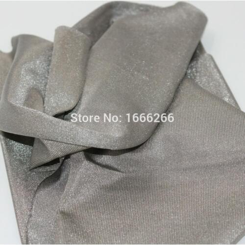 Anti-radiation deodorant 100% sliver fiber fabric used for underwear