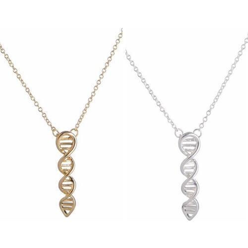 Biotechnology DNA pendant necklace Abstract number eight pendant necklace for women