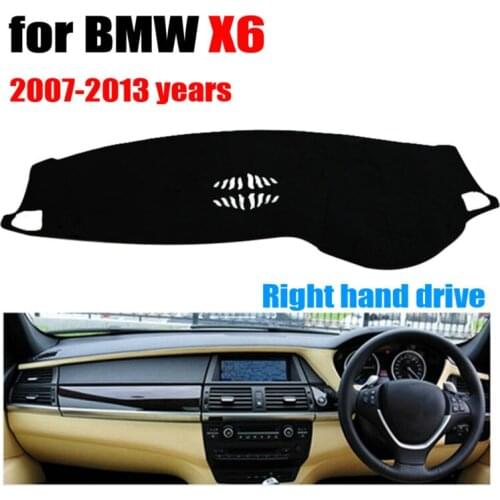 Car dashboard covers for BMW X6 Low configuration 2007-2013 Right hand drive dashmat pad dash cover auto dashboard accessories