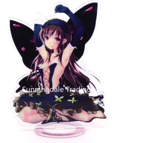 Anime Accel World Action Figure Cosplay Toys Kuroyuki hime Arita Haruyuki Acrylic Figures Stand Model Dolls 15cm