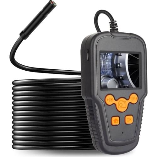 Endoscope Camera LCD Screen 1080P 8.0/3.9/5.5mm Lens IP68 Handheld Endoscope I-ndustrial Home Digital Endoscopes with 8 LEDs