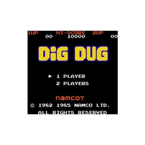 Dig Dug Region Free 60 Pin 8Bit Game Card For Subor Game Players