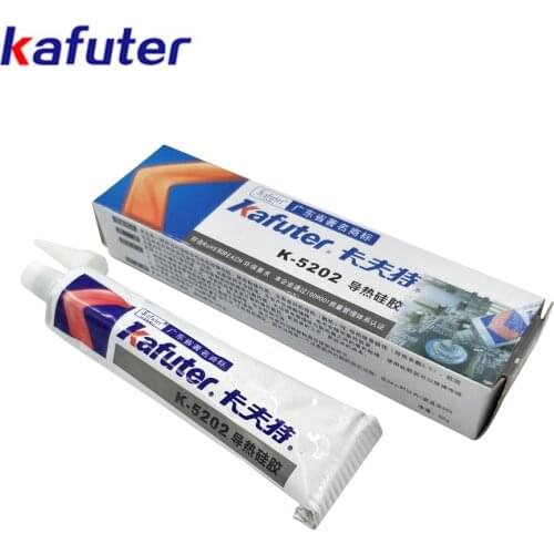 Kafuter K-5202 80g Thermal Silica High Power LED Thermal Grease Heat Sink Paste Cream For CPU PCB COB LED Chips