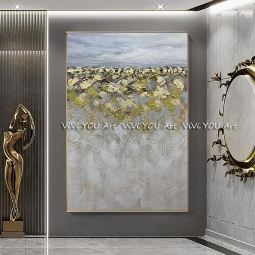Oil painting Hand Painted Modern art Oil Paintings gold painting Wall Decor wall picture For Room Decoration Canvas Painting