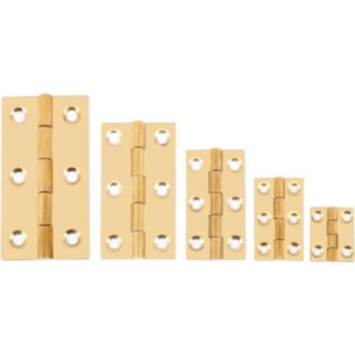 2pcs/set Copper Hinges Furniture Door Drawer Jewelry wooden Box Cabinet Window Door Connector Universal Hardware Accessories