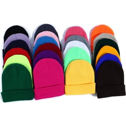 2018 New Arrival Womens Winter Hat Knitted Wool Beanies Female Fashion Skullies Casual Outdoor Caps Thick Warm Hats For Women