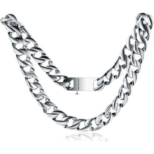 Cremation Urn Necklace for Ashes - Cuban Link Chain Urns for Human Ashes Memorial Cremation Urn Locket Keepsake Ashes Jewelry