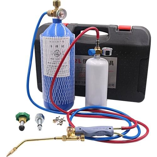 2L Portable Torch Set Refrigeration Repair Tool Air Conditioning Copper Tube Welding Torch Oxygen Torch Gas welding Equipment