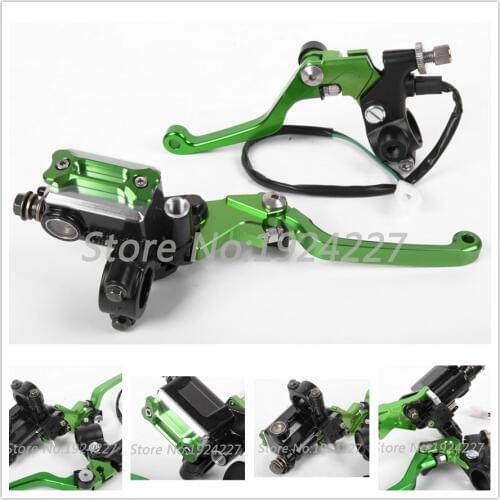 For Kawasaki KX65 KX85 KX 85 65 2001-2015 CNC 7/8" Dirt Bike Brake Master Cylinder Clutch Levers 2002 2003 2004 2005 2006 2007