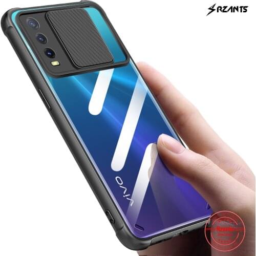 Rzants For VIVO Y20 2021 VIVO Y20 Y20S Y20i Phone Case Soft [Lens Protection] Air Bag Conor Clear Cover Shell