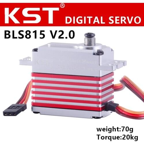 KST BLS815 V2.0 20KG Large Torque Metal Gear Servo for 550-700 Class Helicopter Cyclic For RC Car For RC Model Accessories
