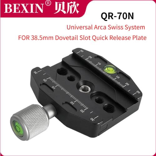 BEXIN camera quick rlease clamp profession dslr stand accessories tripod mount adapter heavy load clamp for arca swiss camera