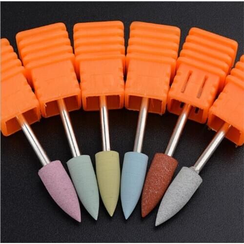 Nail Silicone Polisher Drill Bit Cutter for Polishing Nail Electric Drill Machine Accessory Nail Art Tools 200pcs