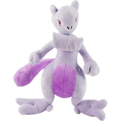 TAKARA Tomy Pokemon Mewtwo 26cm Dragon Ball Classic Anime Plush Doll Toy Doll Pokémon Childrens Birthday Gift Collection Doll